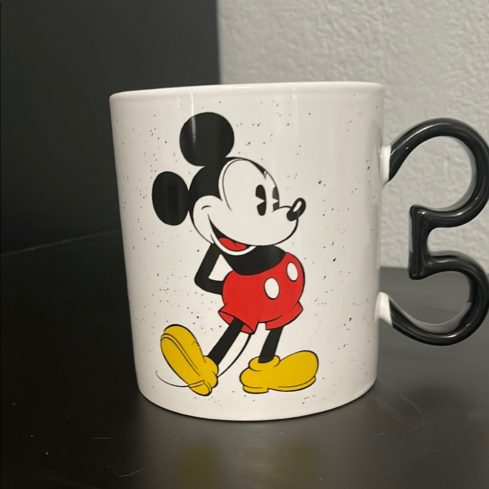 Disney Mickey Mouse Mug - White, Black, Red, Yellow
